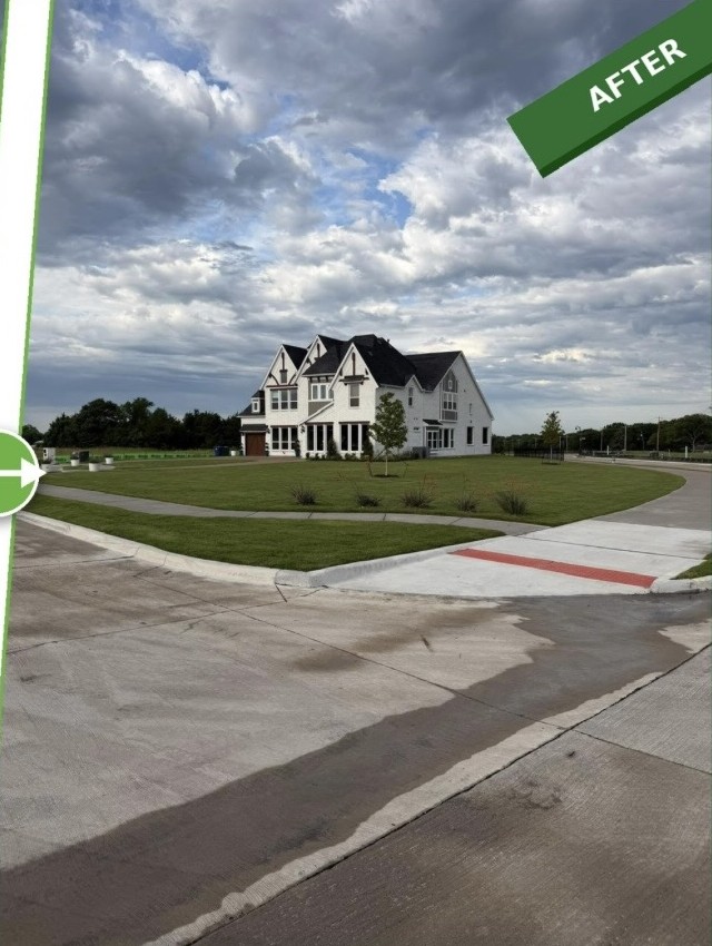 After: front lawn