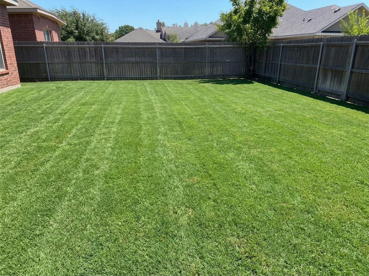 After: backyard