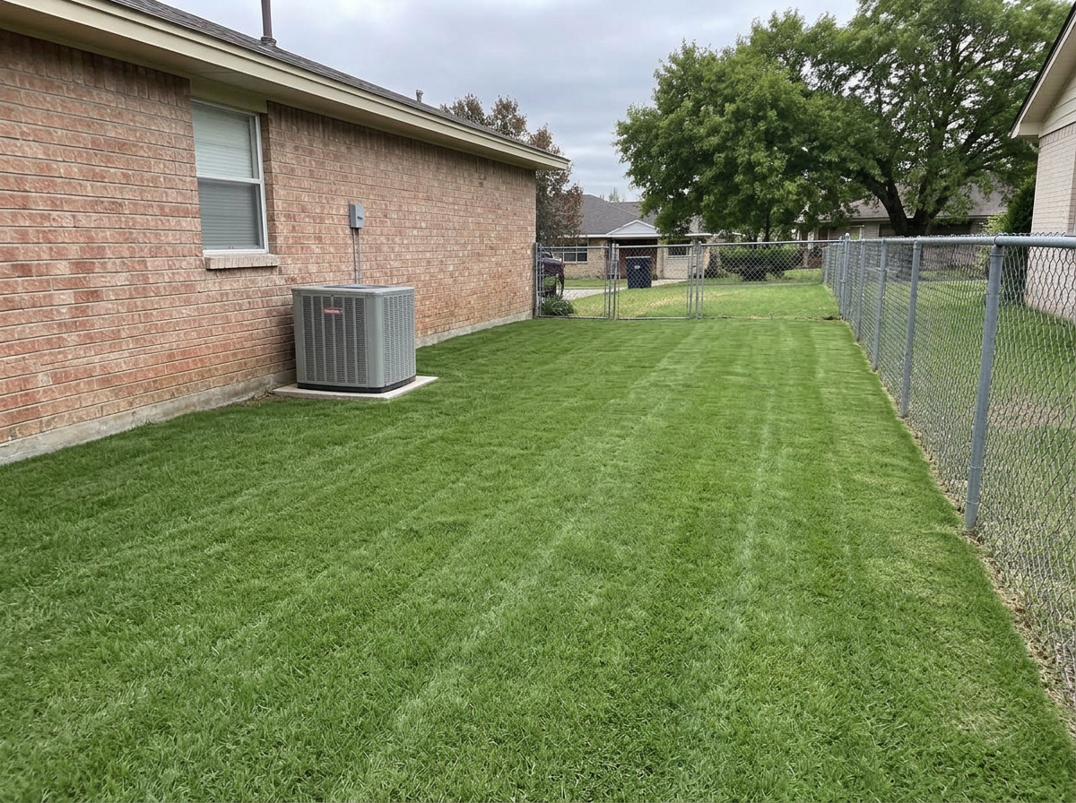 After: side yard