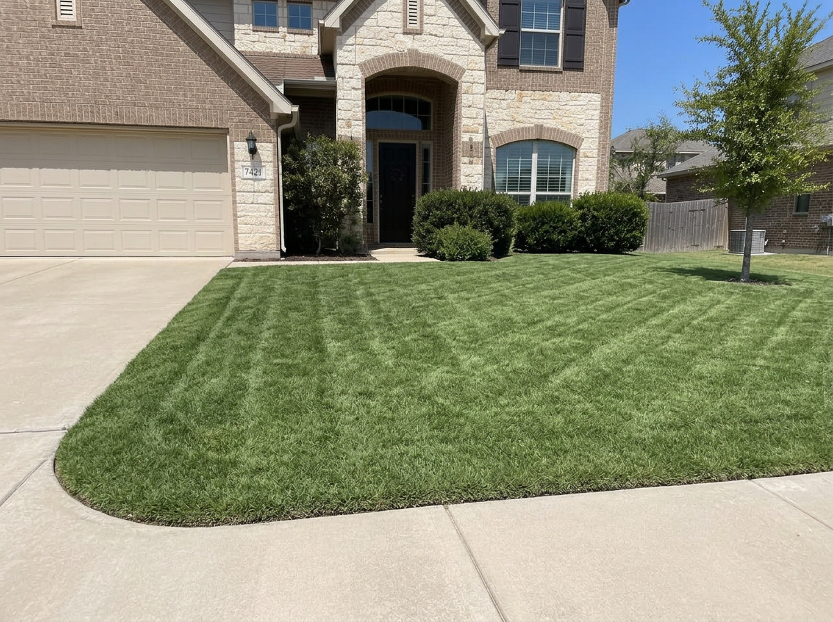 After: front lawn
