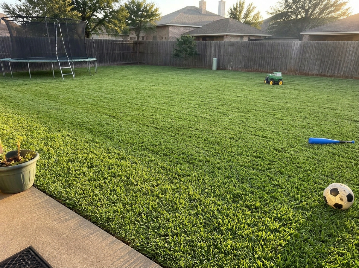 After: family backyard